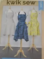 Aprons Misses sizes XS-XL Kwik Sew 4305 Sewing Pattern