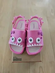 Size 10 Mini Melissa Pink Dino Sandals