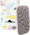 Myhomebody Dual-Texture Shower Sponge Exfoliating Sponge, Bath Sponge for Women,