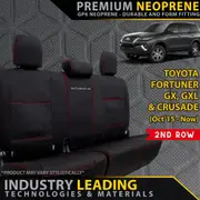 Toyota Fortuner - GP6 Premium Neoprene 2nd Row Seat Covers (Made to Order)