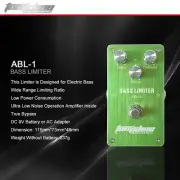 Aroma ABL-1 Compressor Guitar Effect Pedal Limiter True Bypass Aluminum Ally NEW