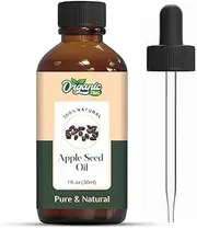 Organic Zing Apple Seed (Pyrus Malus) Oil | Pure & Natural Carrier Oil for Skincare, Hair Care & Massage - 30ml/1.01fl oz