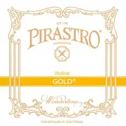 Pirastro Gold E String for 4/4 Violin Fiddle, Loop, in Three Strengths