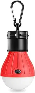zolyet 1PC Camping Portable Camping Lantern Camp Te Lights Lamp Camping Gear and Equipme with Clip Hook for Indoor and Hiking Backpacking Fishing Outage Emergency Red