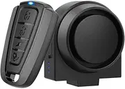 PADONOW Wireless Remote Bike Alarm: 115dB Super Loud Bicycle Vibration Motion Sensor Siren Anti Theft Security System Motorcycle Alarm Waterproof USB-C Rechargeable Multipurpose Vehicle Alert Device