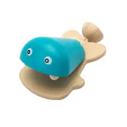 PlanToys Fish Castanet Kids Wooden Musical Hand Percussion Toy Blue 12m+