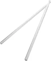 Abaodam 1Pair Practicing Drumsticks Professional Aluminum Alloy Drumsticks for All Musicians Comfortable Grip Durable Design for Beginners Enthusiasts Silver Color