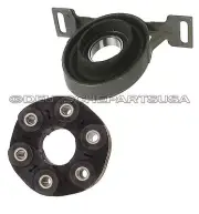 Drive Shaft Flex Disc Joint Guibo + Center Support Bearing for BMW E39 535i 2000