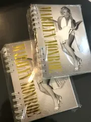 2 Marilyn Monroe Spiral Notebooks - New / Sealed - 2012 - 5" x 7"
