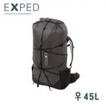 【EXPED】LIGHTNING 45 黑 輕量登山背包 女款 45131