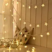 LED Battery Star Lights Operated Fairy String Light Indoor Party Bedroom Lamp