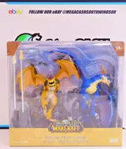 World Of Warcraft Dragons - Bronze Proto-Drake & Blue Highland Drake (2 Pack)