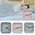 No Tick Battery Operated Number Clock Bedside Clocks Home Decor Alarm Clock