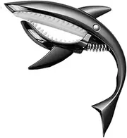 Metal Guitar Capo - Shark Style Guitar Clip, Lightweight Accessory for Ukulele Guiitar | Unique Caapo for Acoustic Play, Durable Clip for Electric Strings, Capo with Live Music Use