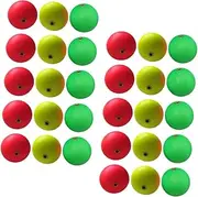 DINHEAROM 30pcs Fishing Floats Foam Buoys for Sea Stream Lake Fishing Depth Indicators for Luring Fish