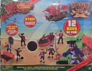 JOYIN 12 Days Advent Calendar 2024 Pirate Action Figures Playset Toy