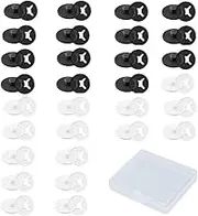 Number Buckles Fasteners Holder for Runner, Race Bib Clip, Running Fixing Clip - 30 Pairs