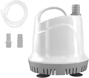 Fountain Pump, Quiet Submersible Pump, Garden & Pond Supplies for House Fish Indoor Bath Home Well Lake Turtle
