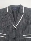 Evan-Picone Women's Long Sleeve Linen Blend Suit Blazer, 12P