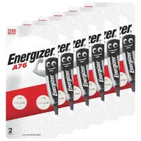 在飛比找ETMall東森購物網優惠-【Energizer勁量】 鈕扣型A76鹼性電池12顆 吊卡
