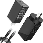 Minthouz USB C Charger, 65W GaN Ⅱ Wall Charger with Foldable Plug, PD3.0 Type C Fast Charging for MacBook Pro/Air, Chromebook, iPad Pro, iPhone 16/15/14/13/12 Pro Max, Galaxy S22 S21 and More