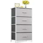 Dresser for Bedroom with 4 Storage Drawers, Small Dresser Chest of Drawers