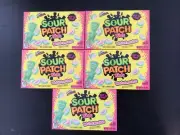 5 New Sour Patch Watermelon Kids Candy Boxes 3.5 Ounce Each