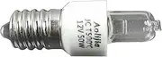 50W 12V E14 Oven Light Bulb High Temperature Resistant 500℃ Halogen Lamp Dryer Microwave Light Bulb,4pc