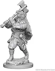 Wizkids WK72643 Miniatures D&D Nolzurs Marvelous Unpainted Minis Human Male Barbarian