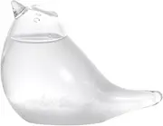 Stylish Tabletop Bird Weather Glass Storm Barometer Creative Desktop Decor Made of Borosilicate Glass 6.7x4.2x5.5cm