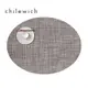 美 Chilewich-Mini Basket細籃網編-橢圓形餐墊48x35cm(礫石灰/GRAVEL)
