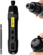 C.K Tools E-Driver, Electric High Torque Screwdriver, 3.6v USB-C Rechargeable Cordless Screw Driver with Double Sided PZ2 SL4 Bit, CK T4930