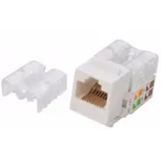 [ATP-KJ-6] CAT6 UTP Keystone Jack for Socket Kit 10ps per Pack Poly Bag White