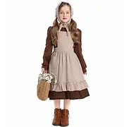 Anne of Green Gables Cinderella Dress Costume Storybook Characters Cosplay Movie Cosplay for Girls' Kid's Halloween Carnival World Book Day Performance Educati