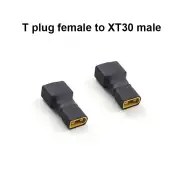 2pcs RC XT60 Male To Deans Plug Female T Connector Adapter for Remote Control Vehicles and Toys
