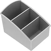 ASAKKURA Coffee Station Organizer Multi Compartment Sugar Bag Holder for Tea Bags and Coffee Elegant Plastic Storage for Countertop for Use