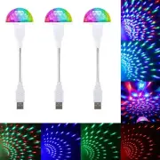 USB Mini Disco Light With Flexible Extender, 3Packs, Sound Activated Party DJ...