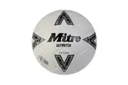 Mitre Ultimatch Futsal Football (White/Black/Silver) (3)