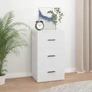 Sideboard White 40x33x70 cm Engineered Wood