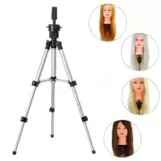 Stainless Adjustable Wig Stand Hairdresser Training Mannequin Head Clamp Holder