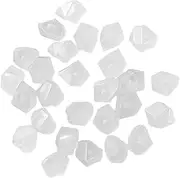 Daseeme 200pcs Glow in The Dark Stones Glow Stones Diamond-Shaped Fluorescent Stone Decoration for Aquarium Waterscape Outdoor Yard Landscape Garden Walkway