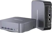 GEEKOM GT1 Mega AI Mini PC,14th Gen Intel Core Ultra U9-185H Processor (16C/22T,up to 5.1 GHz),32GB DDR5 2TB M.2 2280 NVMe Gen4*4 SSD,Mini Desktop Windows 11 Pro,WiFi 7/BT 5.4/Dual 2.5G LAN/USB4.0/8K