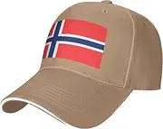 [SSIULUS] Norwegian Flag Casquette Cap Hats,Trucker,Baseball Cap with Snapback,Perfect for Summer,Golf