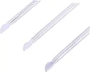 Healeved Pcs Stainless Steel Nail Cuticle Remover Kit Pusher Cleaner for Manicure Pedicure