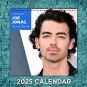 Joe Jonas 2025 Calendar, 12-Month Music and Acting Star Wall Calendar