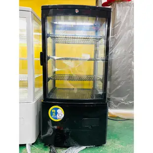 【四面玻璃冷藏冰箱XC-68】三層可調式層架 內有LED燈 玻璃展示櫃 冷藏櫥 冷藏冰箱 桌上型蛋糕櫃 市集冰櫃 市集