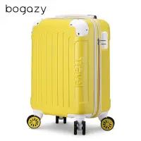 在飛比找Yahoo奇摩購物中心優惠-Bogazy 繽紛蜜糖 18吋霧面行李箱(繽紛黃)