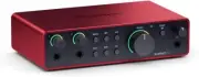 Focusrite Scarlett 2i2 4th Gen USB Audio Interface 2-In/2-Out for Recording/Stre