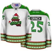 Christmas Merry Grinchmas Holiday Hockey Jersey