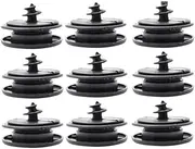 HDVCRNBAVW 10Sets Universal Black Car Floor Mat Clips Carpet Retainer Fixing Holders Grips Compatible with Auto Trim Panel Retainer Fasteners and Clips